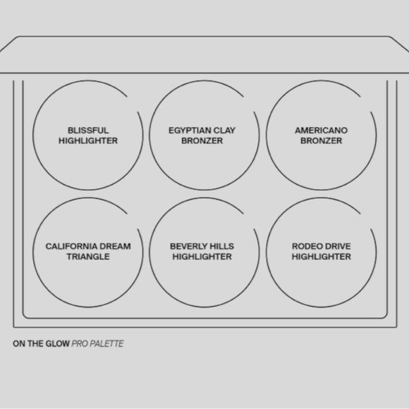 ⭐️Host Pick⭐️ 🆕 OFRA: On the Glow - Highlighting & Bronzing Pro Palette - Picture 7 of 15